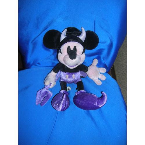 Peluche Mickey Disneyland Paris Déguisé En Diable 30cm.