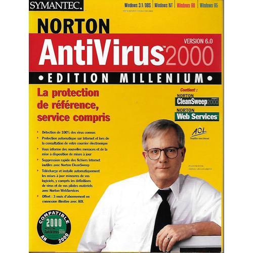 Norton Antivirus 2000 - (V. 6.0) - Version Boîte - 1 Utilisateur - Academic - Cd - Win - Anglais)