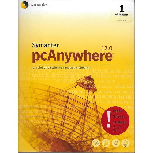 Symantec Pcanywhere Version 12.0 - Mise À Niveau - 1 Utilisateur - Cd - Linux, Win, Mac - Français