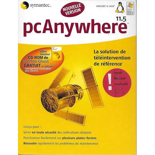 Symantec Pcanywhere Host & Remote - (V. 11.5) - Pack De Boîtiers (Mise À Niveau) - 1 Utilisateur - Promo - Cd - Win - Français - Avec Norton Ghost 9.0)