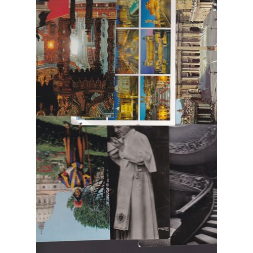 Joli Petit Lot De 5 Cartes Postales Du Vatican