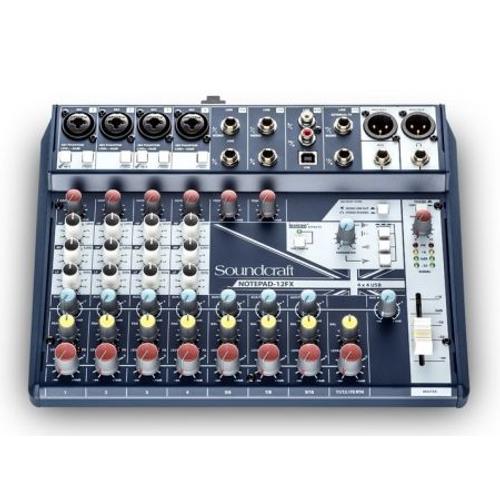 SOUNDCRAFT - NOTEPAD-12FX