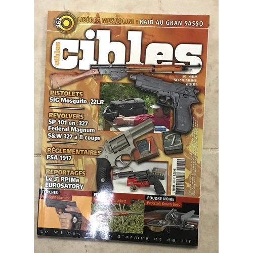 Cibles 462 Pistolets Sig Mosquito 22 Lr Revolvers Sp 101 En 327 Federal Magnum Smith Et Wesson 327 A 8 Coups Reglementaires Fsa 1917 Reportages Le 3eme Rpima Eurosatory 462