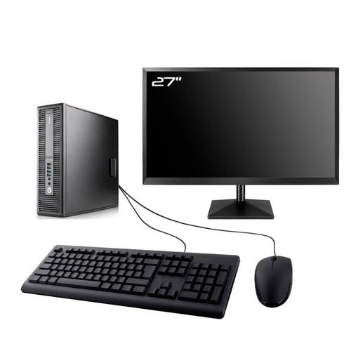PC HP 800 G2 SFF Gaming Ecran 27" RTX 3050 i7-6700 RAM 32Go SSD 1To W11 Wifi