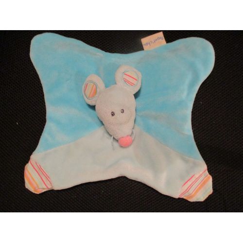 Doudou Bout'Chou Souris Bleue