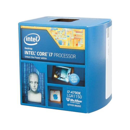 Intel Core i7-4790K - Core i7 4e generation Devil's Canyon Quad-Core 4,0 GHz LGA 1150 88 W Intel HD Graphics 4600 Processeur d'ordinateur de bureau