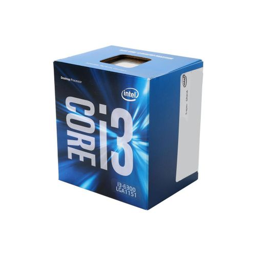 Intel Core i3-6300 - Core i3 6e generation Skylake Dual-Core 3,8 GHz LGA 1151 65 W Intel HD Graphics 530 Processeur d'ordinateur de bureau