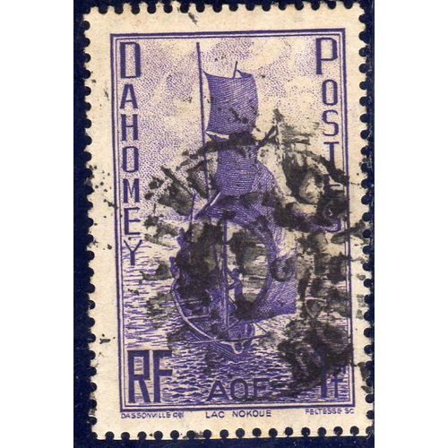Timbre-Poste Du Dahomey (Lac Nokoué)