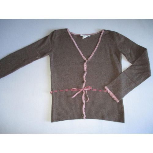 Gilet Rose Taupe L.K. Bennett. 14/16 Ans