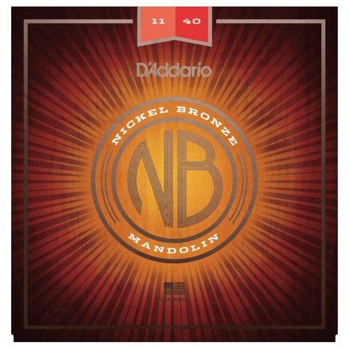 D'addario Nbm1140 Médium 11-40 - Jeu De 8 Cordes Pour Mandoline