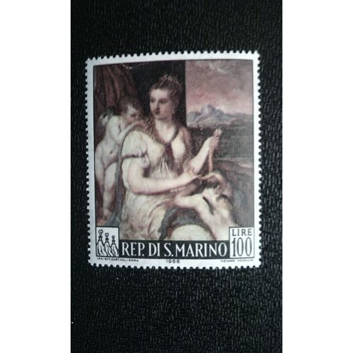 Timbre Saint Marin (Yt 674 ) 1965 Peintures De Tiziano Vecellio