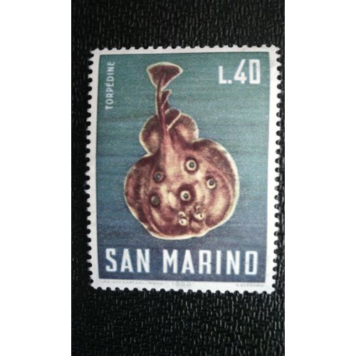 Timbre Saint Marin (Yt 682 ) 1965 Torpille Commune (Torpille Torpille)