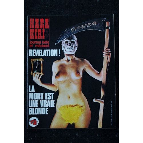 Hara Kiri 161 Février 1975 La Mort Est Une Vraie Blonde Reiser Cavanna Choron Wolinski