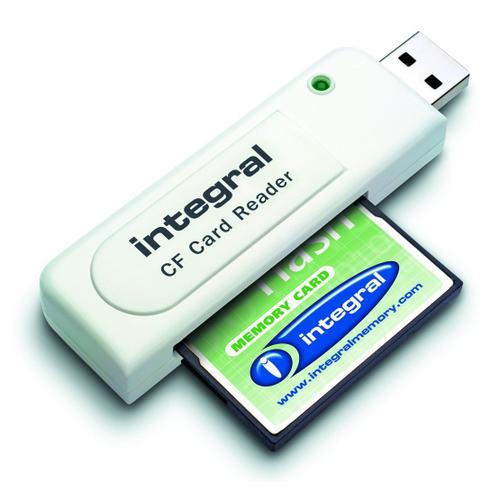 Integral USB 2.0 Single Slot CF Reader - Lecteur de carte (CF I, CF II) - USB 2.0