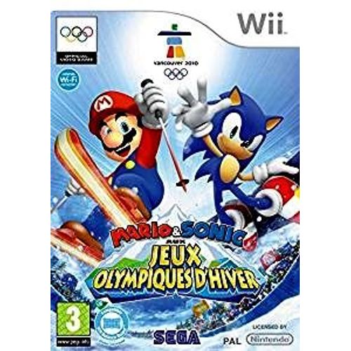 Mario Et Sonic Aux Jeux Olympiques D'hiver Wii