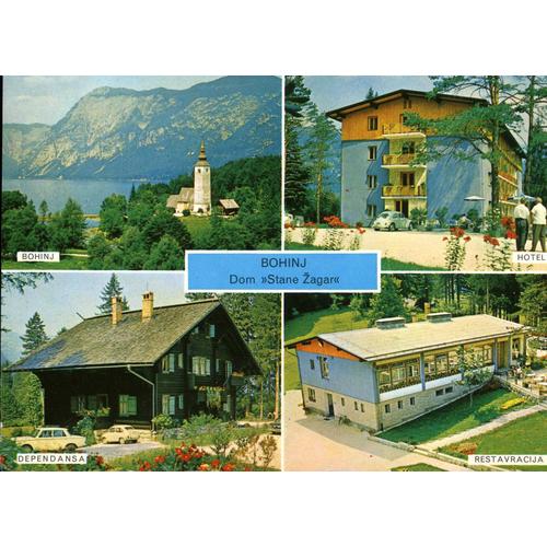 Carte Postale De Bohinj (Slovénie) Domaine "Stane Zagar", 4 Vues