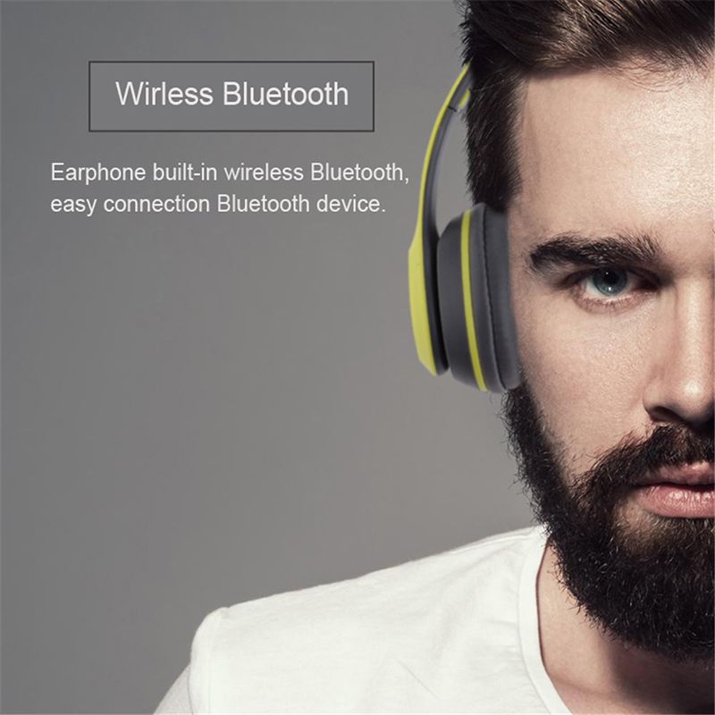 Wireless Casque Sans Fil Bluetooth P47 Sur Casque Pliable Avec Microphone  Stéréo - Prix pas cher