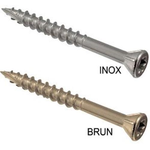 Seau 500 Vis terrasse tête fraisée 5 x 50 inox A2 Torx 25 + 1 embout Torx bois dur ACTON - 623265X50SEAU