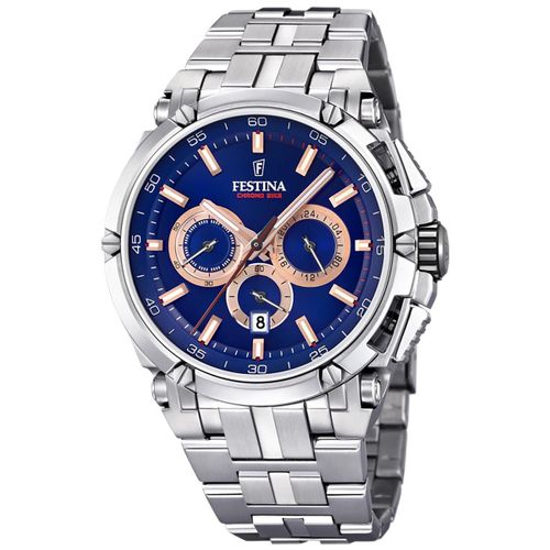 Montre Festina En Acier Gris