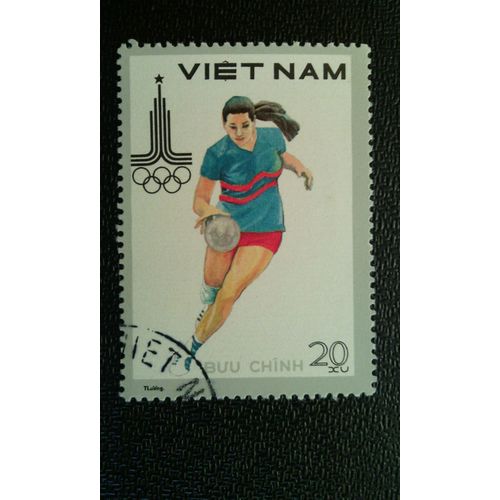 Timbre Vietnam (Yt 231 ) 1980 22e Jeux Olympiques D'été Moscou 1980 Basketball