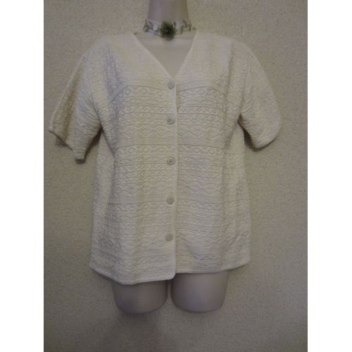 Gilet Écru T 38
