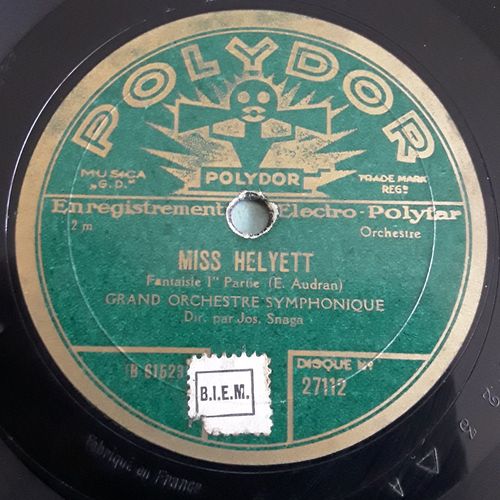 Miss Helyett - Fantaisie 1 Et 2 Parties
