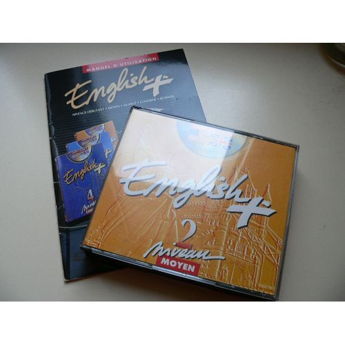 2 Cd Apprentissage De L'anglais - English+ Niveau Moyen - Pc   de English+   Format Livre-CD (Livre)