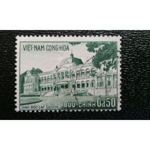 Timbre Vietnam Du Sud (Yt 120 ) 1959 Palais De L'indépendance
