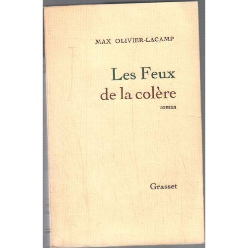 Les Feux De La Colère   de max olivier lacamp  Format  (Livre)