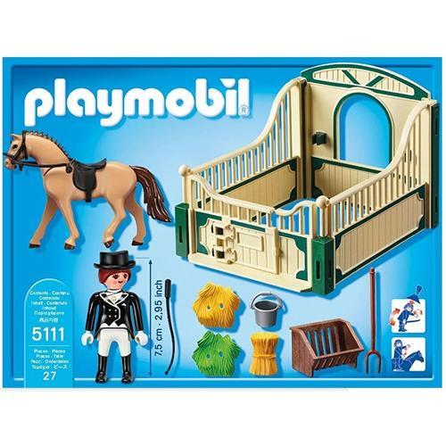 Playmobil - 5111 - Jeu De Construction - Cheval De Dressage Et Cavalière