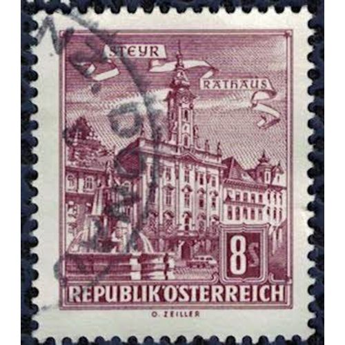 Autriche 1965 Oblitéré Used Bâtiments City Hall Mairie Steyr Su