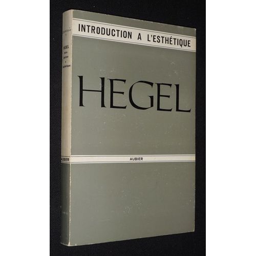 Introduction À L'Esthétique