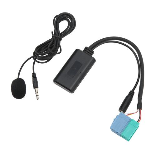 Adaptateur D'entréE Audio Aux Sans Fil Pour Voiture, Fil Bluetooth 5.0 Avec Remplacement De Microphone Pour Becker