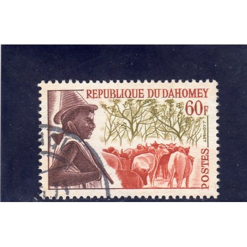 Timbre-Poste Du Dahomey (Berger Peuhl)