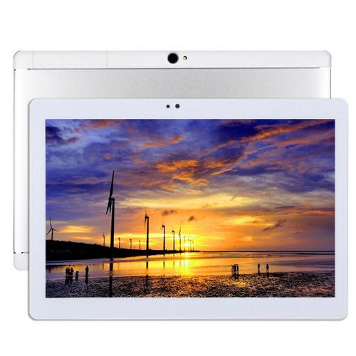 Tablette 10 Pouces Android 6.0 Tactile 3G Double Sim Bluetooth 16 Go Rom Argent + SD 4Go YONIS