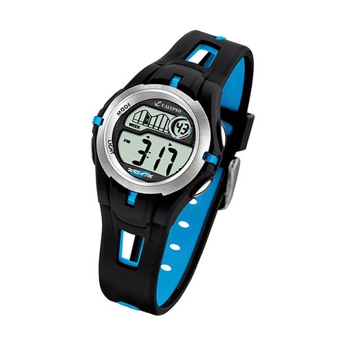 Calypso Montre Jeunes - Bracelet Noir Bleu - Digital - Montres Calypso Uk5506/4