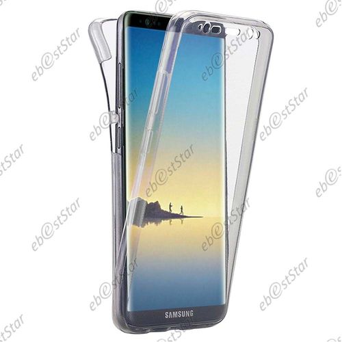 Ebeststar ® Pour Samsung Galaxy Note8 - Housse Etui Coque Intégrale Avant Et Arrière Silicone Gel, Couleur Transparente [Dimensions Precises De Votre Appareil : 162.5 X 74.8 X 8.6 Mm]