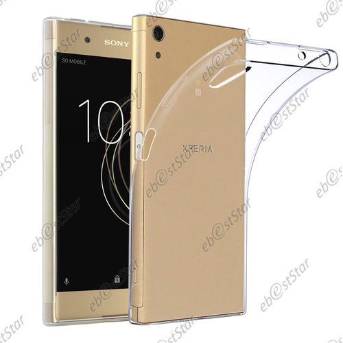 Ebeststar ® Pour Sony Xperia Xa1 Plus, Xa1 Plus Dual - Housse Etui Coque Silicone Gel Souple Ultra Fine 0,3mm Et Invisible, Couleur Transparente [Dimensions De Votre Appareil : 155 X 75 X 8.7 Mm]