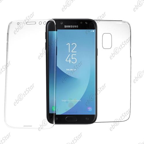 Ebeststar ® Film Protection Écran En Verre Trempé + Coque Silicone Gel Ultra Fine Intégrale Avant Arrière Pour Samsung Galaxy J5 2017 Sm-J530f, Couleur Transparente