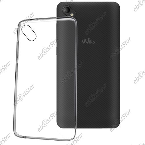 Ebeststar ® Housse Coque Protection Silicone Gel Ultra Fine 0,3mm Etui Souple + Vitre Anti Casse Film Écran Verre Trempé Pour Wiko Sunny 2 Plus, Couleur Transparente [Dimensions De Votre Appareil : 146.3 X 73.7 X 9.8 Mm]