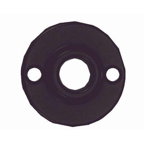 Rosace ronde bec-de-cane pour poignée - fer époxy noir - 970 BOUVET