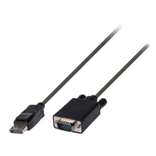 Câble DisplayPort vers VGA 2m Noir