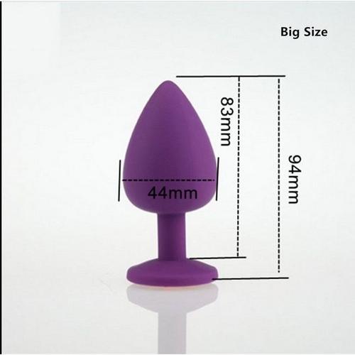 Plug Anal - Taille L - Bijou Anal - Silicone