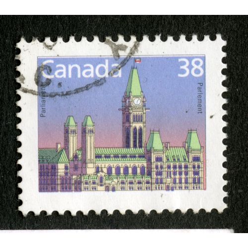 Timbre Oblitéré Canada, Parlement, 38