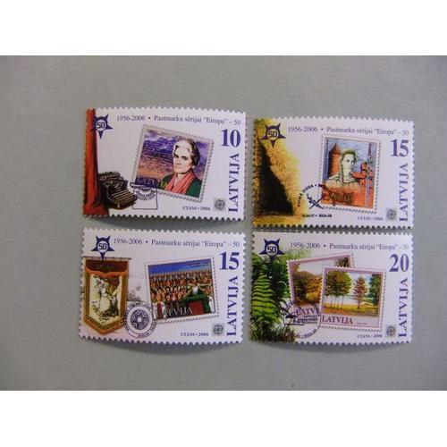 Letonia Lettonie Latvija 2006 Europe Cept Yvert 627 / 30 ** Mnh