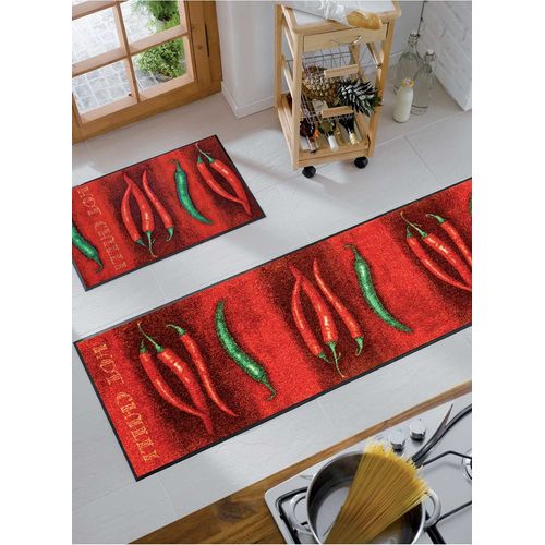 Tapis Hot Chilli Tx Rouge Paillassons 75 X 120 Cm Rouge 75 X 120 Cm