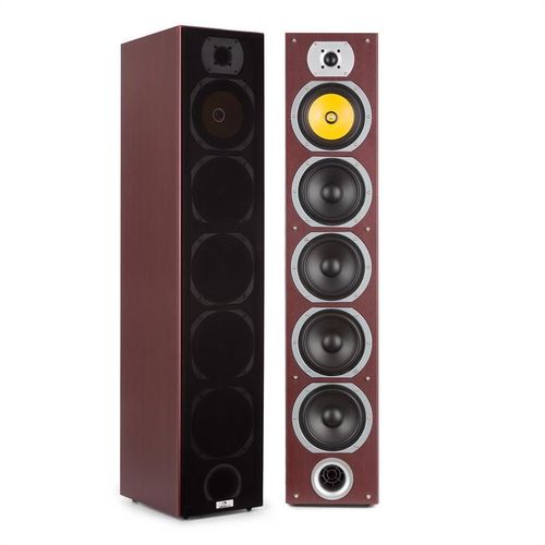 auna V7B Enceinte colonne 4 voies bassreflex 440W panneau frontal amovible - aca
