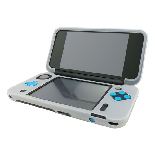 Housse Étui Protection Silicone Pour Nintendo New 2 Ds Xl (New 2ds Ll) - Anti Choc / Rayures - Blanc