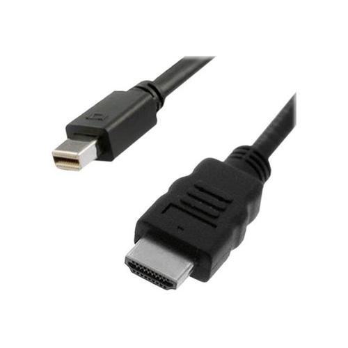 Nilox - Câble adaptateur - Mini DisplayPort mâle pour HDMI mâle - 2 m - noir