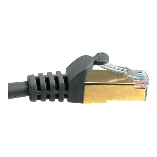 Hama - Cordon de raccordement - RJ-45 (M) pour RJ-45 (M) - 5 m - STP - CAT 5e - gris